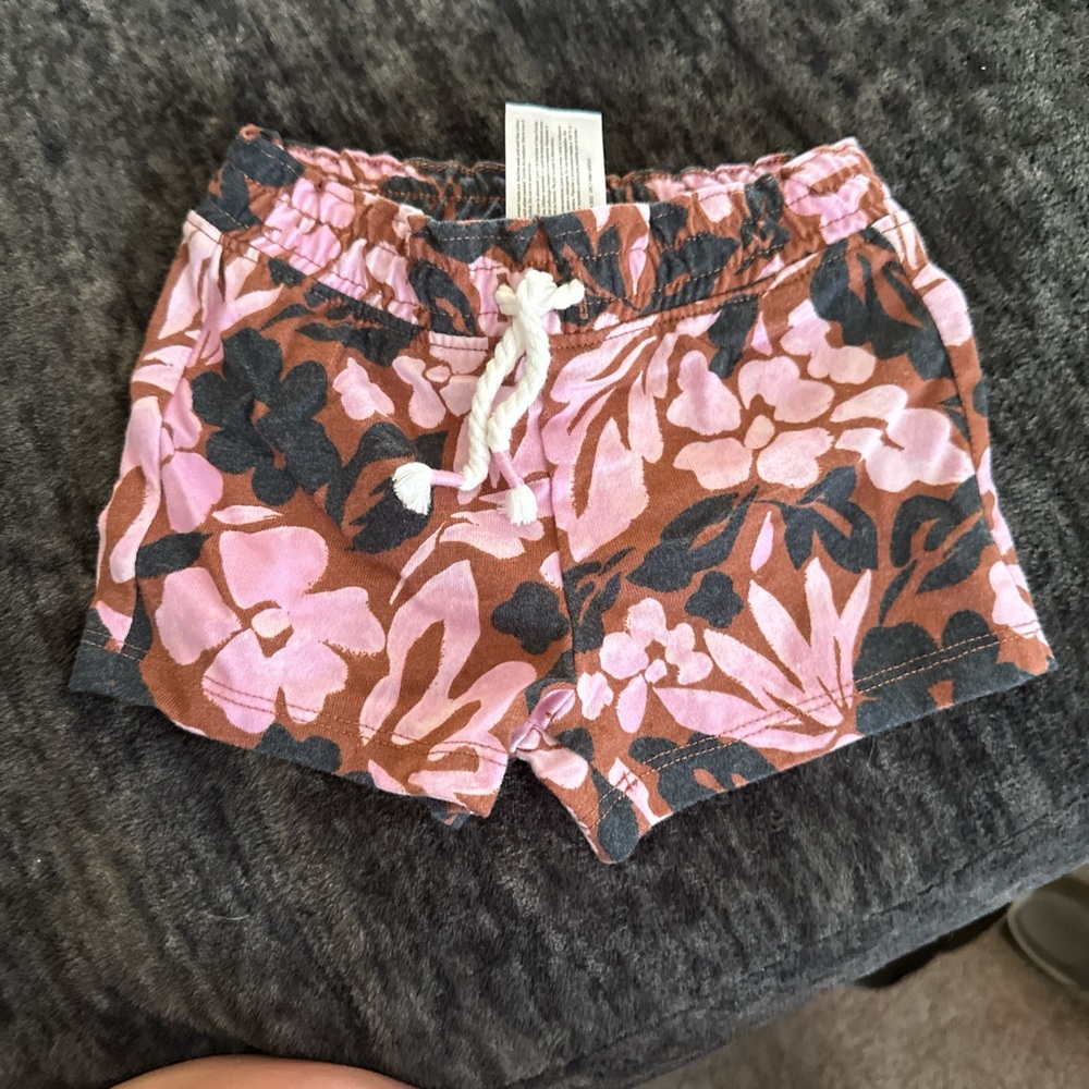 OshKosh B'gosh High Waist Pink and Brown Shorts